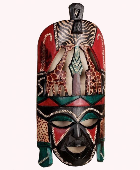 mahogany-masai-mask-with-animal_1