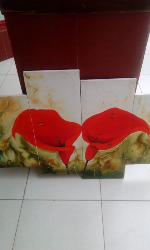 Oncanvas redtulip Painting wall Hanging