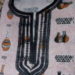 African art woven curtain shirts