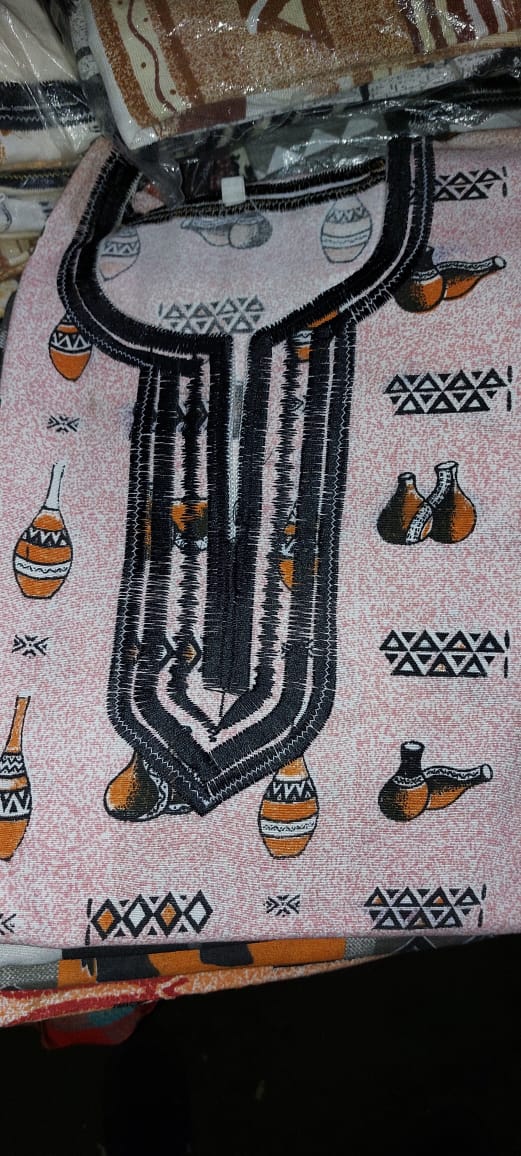 African art woven curtain shirts
