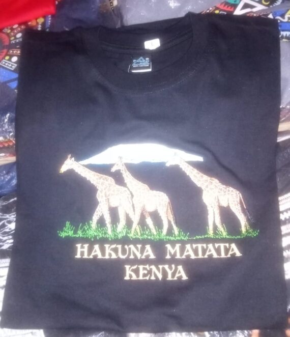 Hakuna matata black t-shirt 2