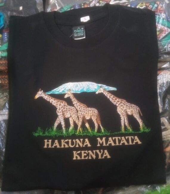 Hakuna matata black t-shirt
