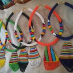 Dove tailed choker necklace
