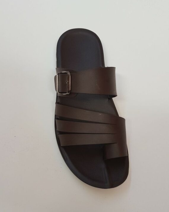 Leather male sandals