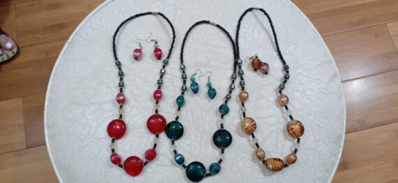 Necklaces with earings