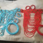 neck strapped beaded necklace set