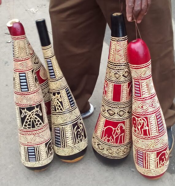 COLOURED LONG GOURDS