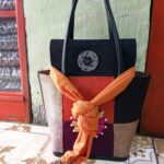 MADAGASCAR BAG SET WITH CLUTCH PURSE AND SCARF