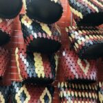 OVAL WOODED BASKET BEADS