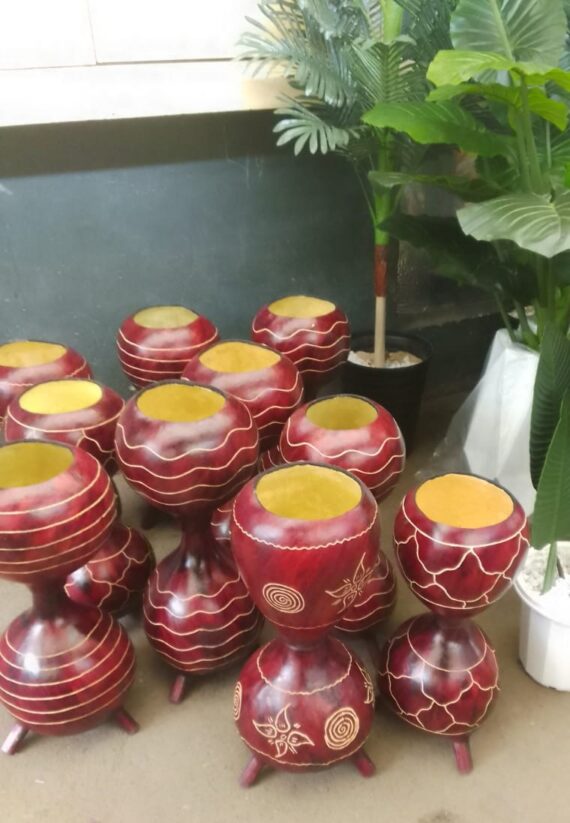 Double gourds flower vases or pots