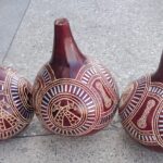 Etched and aluminium decorated gourds2