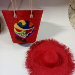 Madagascar Handwoven bag with a Hat (3)