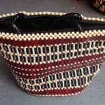 Wooden and straw Bead bag Kenyan made