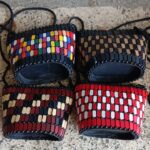 College cross body wooden bead sling bag (3)