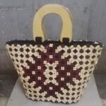 Designed Wooden Bead Bag Wooden Handle Kenya made (6)
