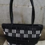 Designed plastic straw Bead Bag Kenya made