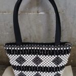 Designed plastic Bead Bag Kenya made