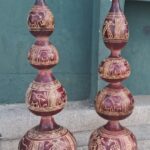 FOUR STUCK GOURD VASE LARGE SIZE